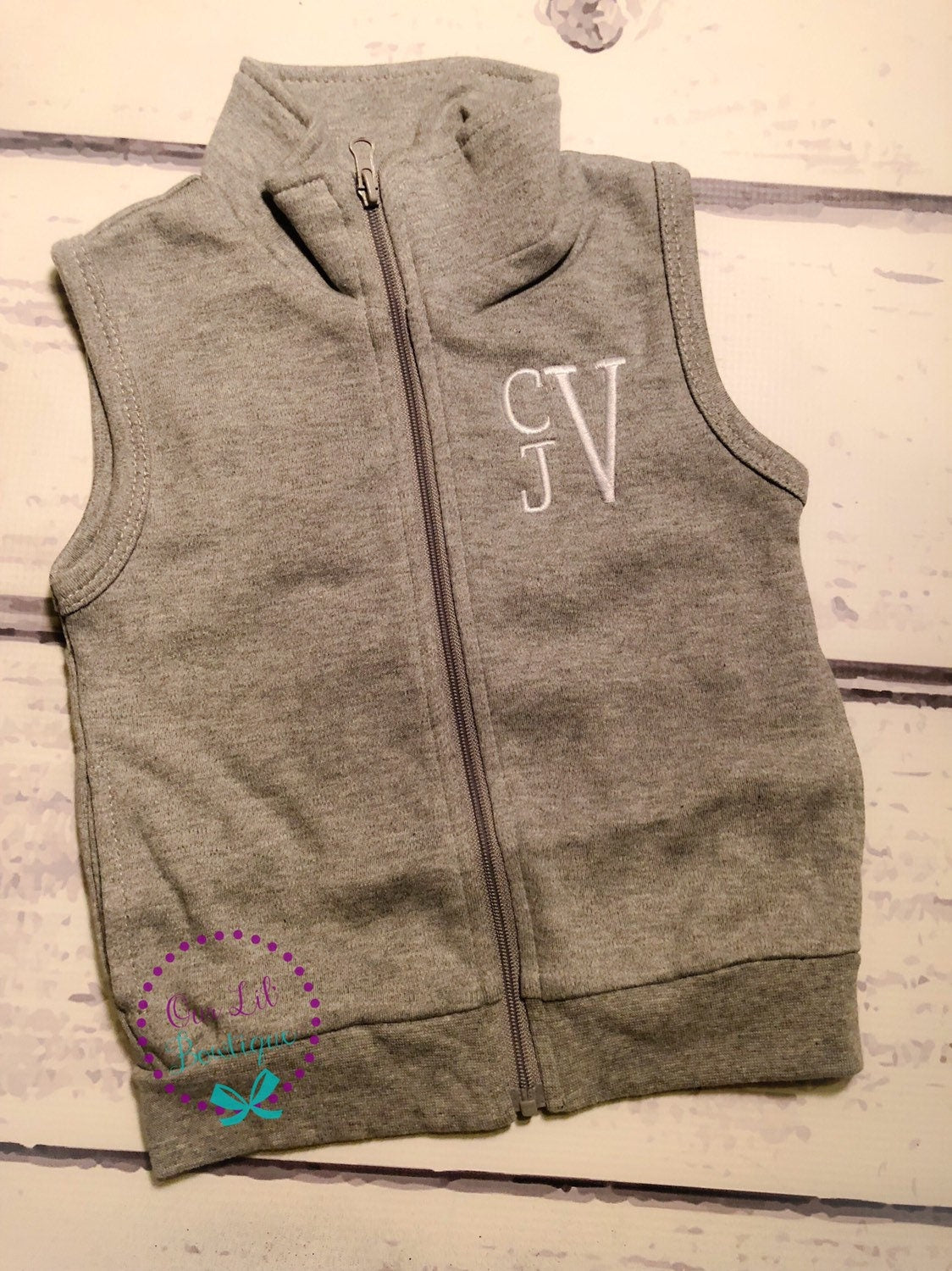 Personalized Kids Vest - Personalized Vest - Monogrammed Vest - Boys Monogram Vest - Gingham