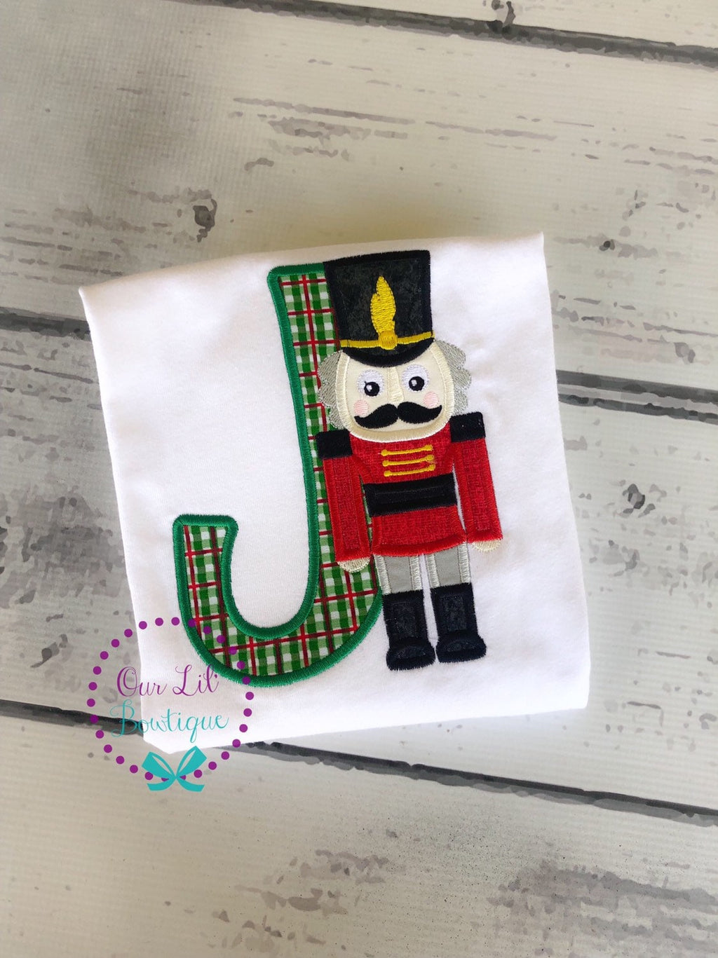 Personalized Nutcracker Christmas Shirt: Embroidered Holiday Apparel