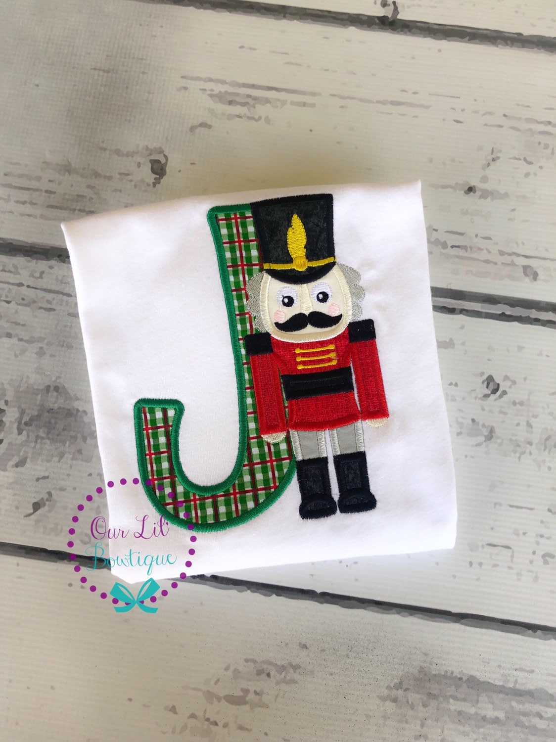 Personalized Nutcracker Christmas Shirt: Embroidered Holiday Apparel