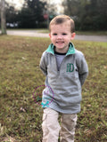 Personalized Kids Pullover: Monogrammed Cotton Zip Up