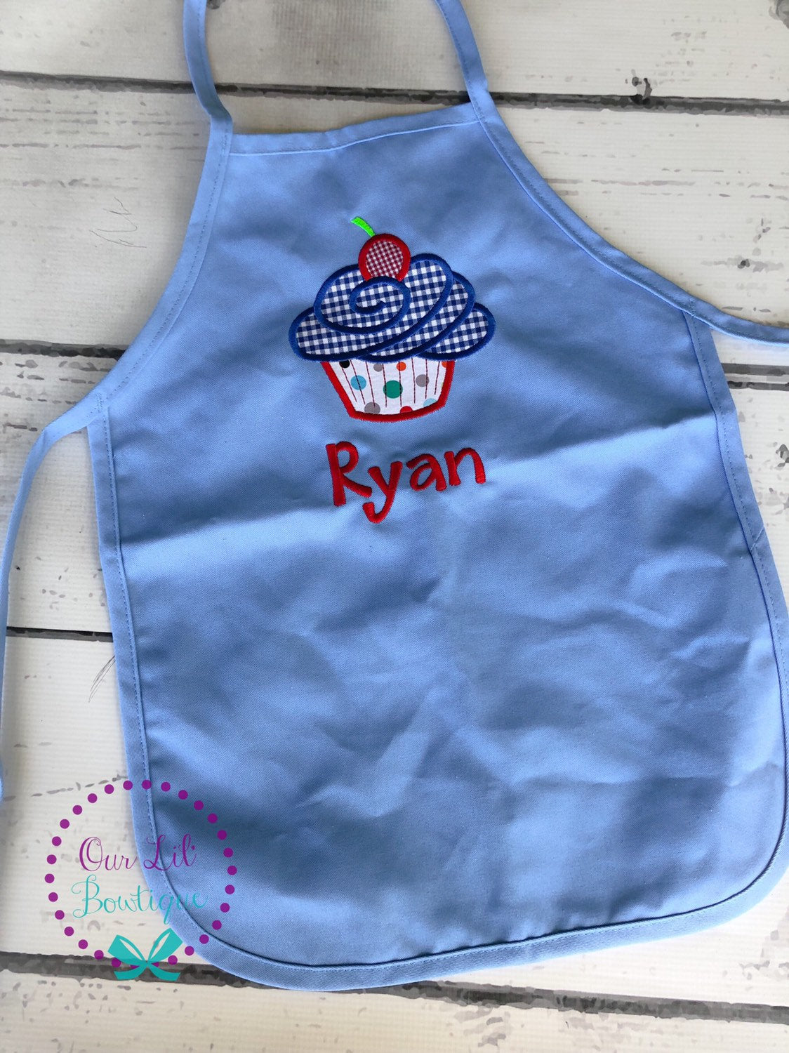 Mommy & Me Personalized Cupcake Apron Set - Cupcake Apron - Kids Apron - Gift - Little Chef