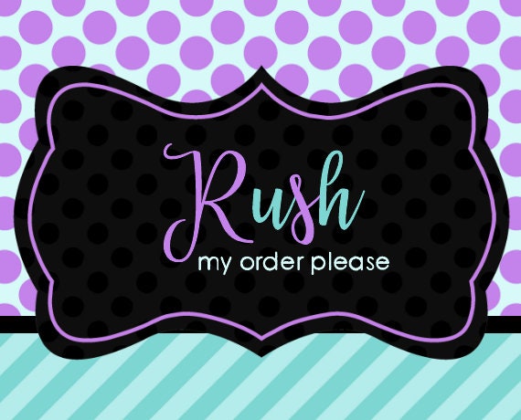 Rush fee 3-5 Days AND Priority Shipping Upgrade