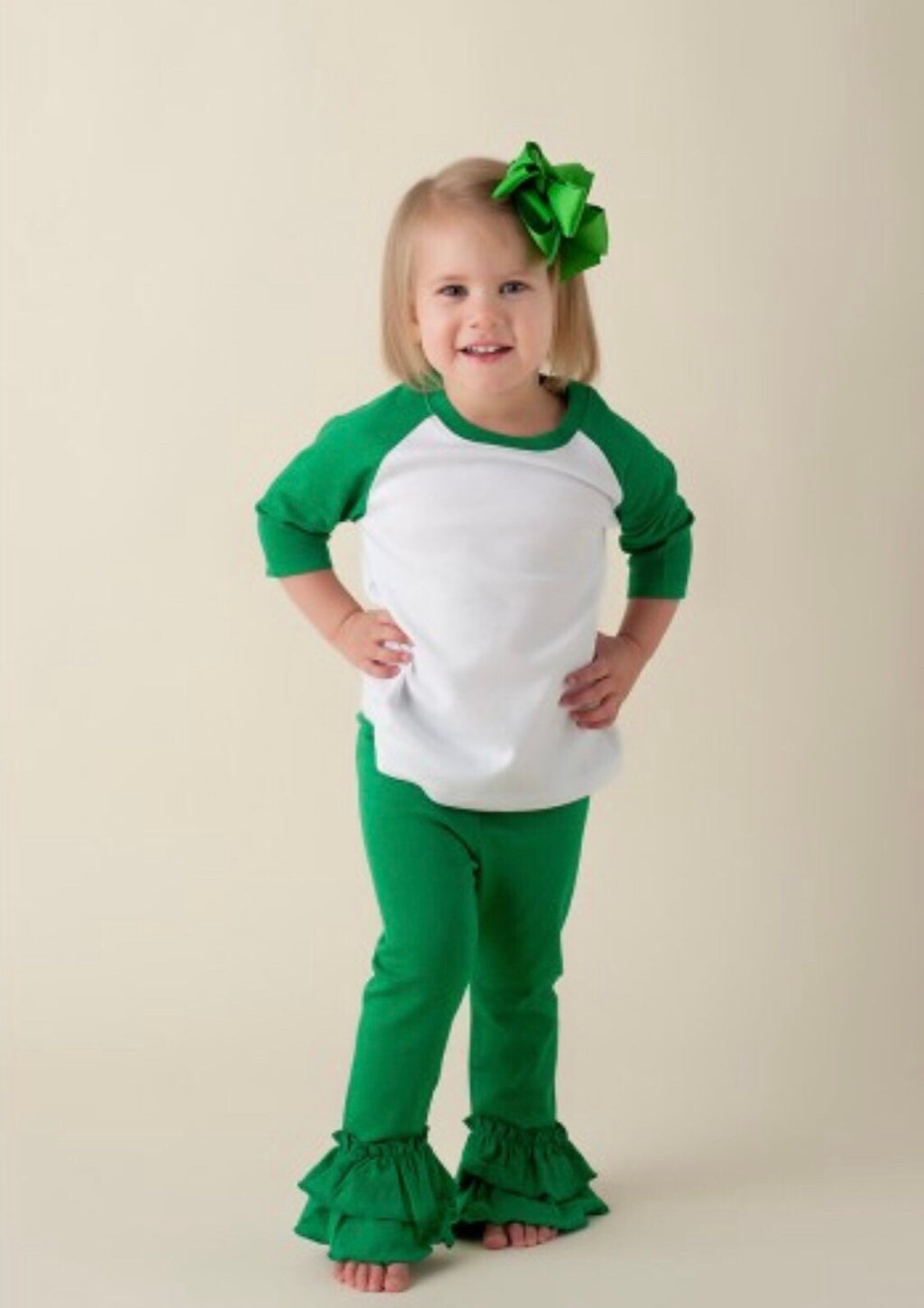 Personalized St. Patrick's Day Unicorn Shirt: Shamrock Face Appliqué
