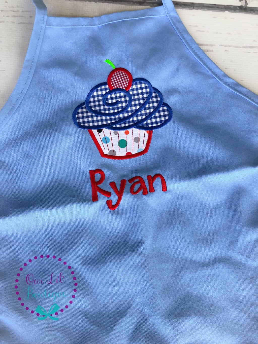 Mommy & Me Personalized Cupcake Apron Set - Cupcake Apron - Kids Apron - Gift - Little Chef