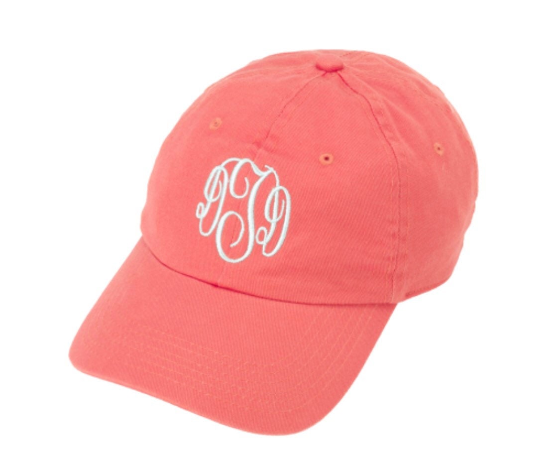 Personalized Monogram Baseball Hat: Custom Initial Cap