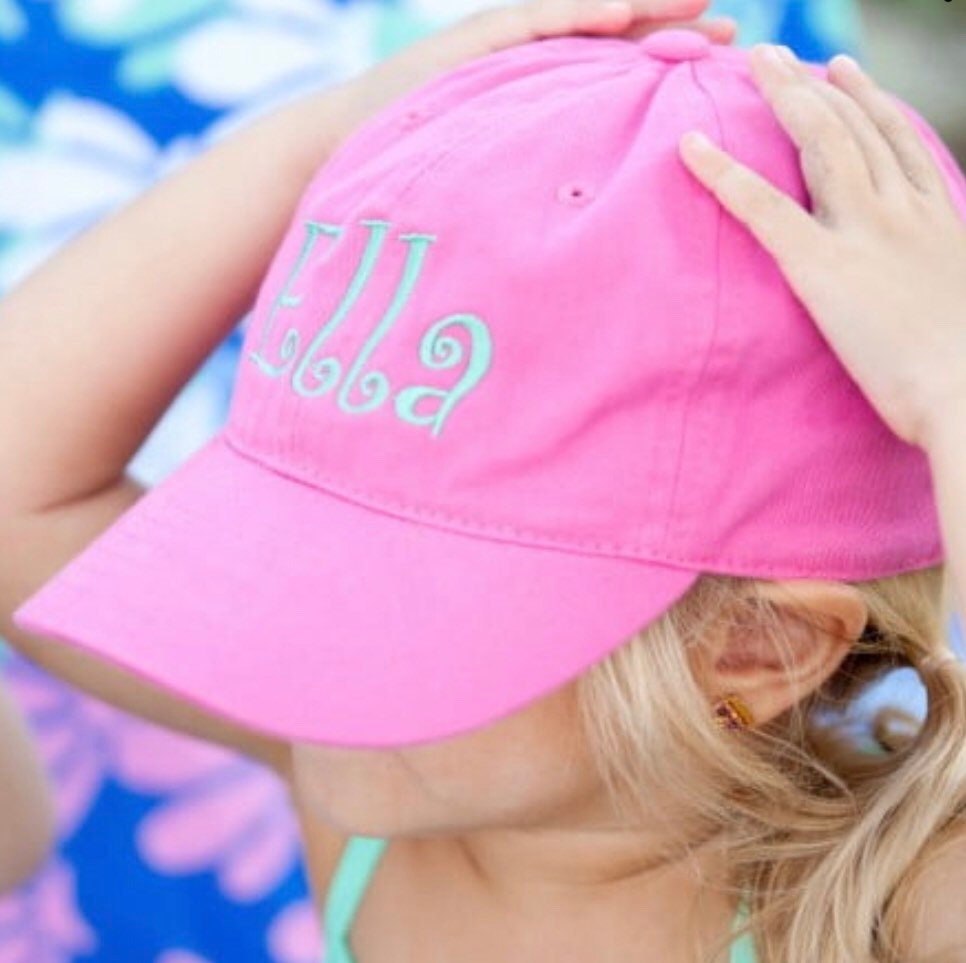 Personalized Monogram Baseball Hat: Custom Initial Cap