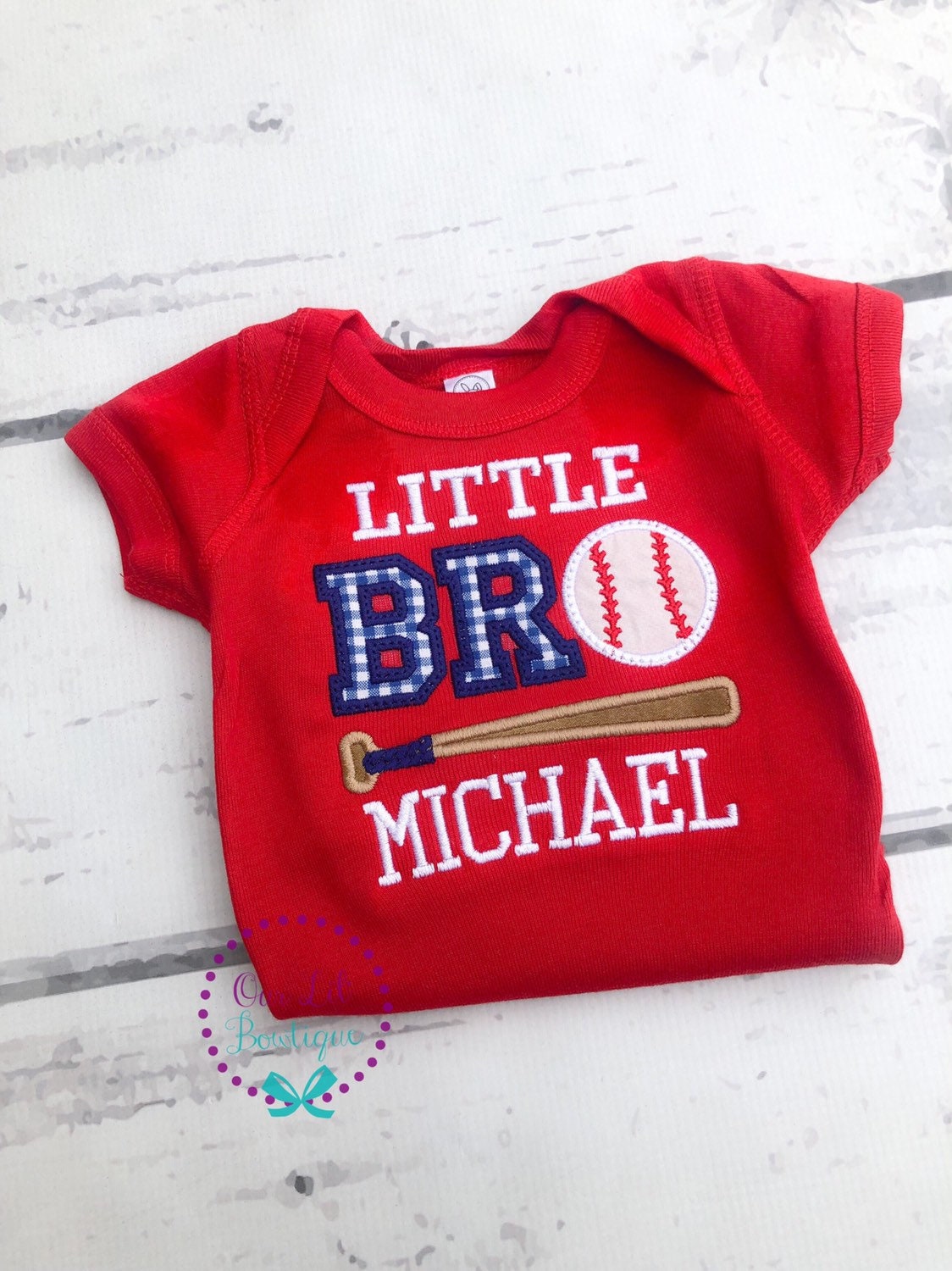Baseball Big Brother Shirt: Sibling Announcement Tee