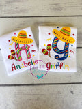 Personalized Cinco De Mayo Shirt: Sombrero Letter Design