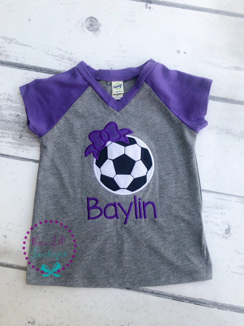 Soccer Sister Raglan Shirt: Personalized Toddler Tee