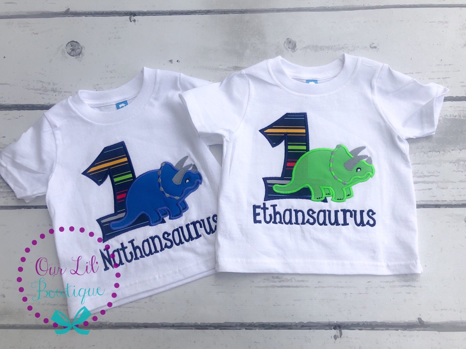 Personalized Dinosaur Birthday Shirt: Stegosaurus Party, Custom Age