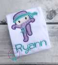Personalized Girl Ninja Birthday Shirt: Purple Ninja Party