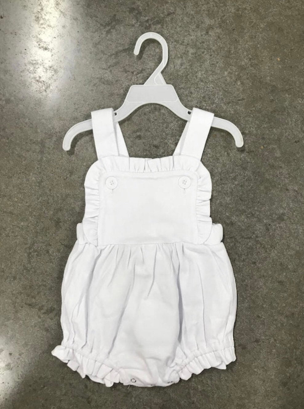 Cotton Monogrammed Sunsuit - Girls Monogrammed Sunsuit - Cotton Sunsuit - Personalized Toddler Outfit - Girls Romper- Summer