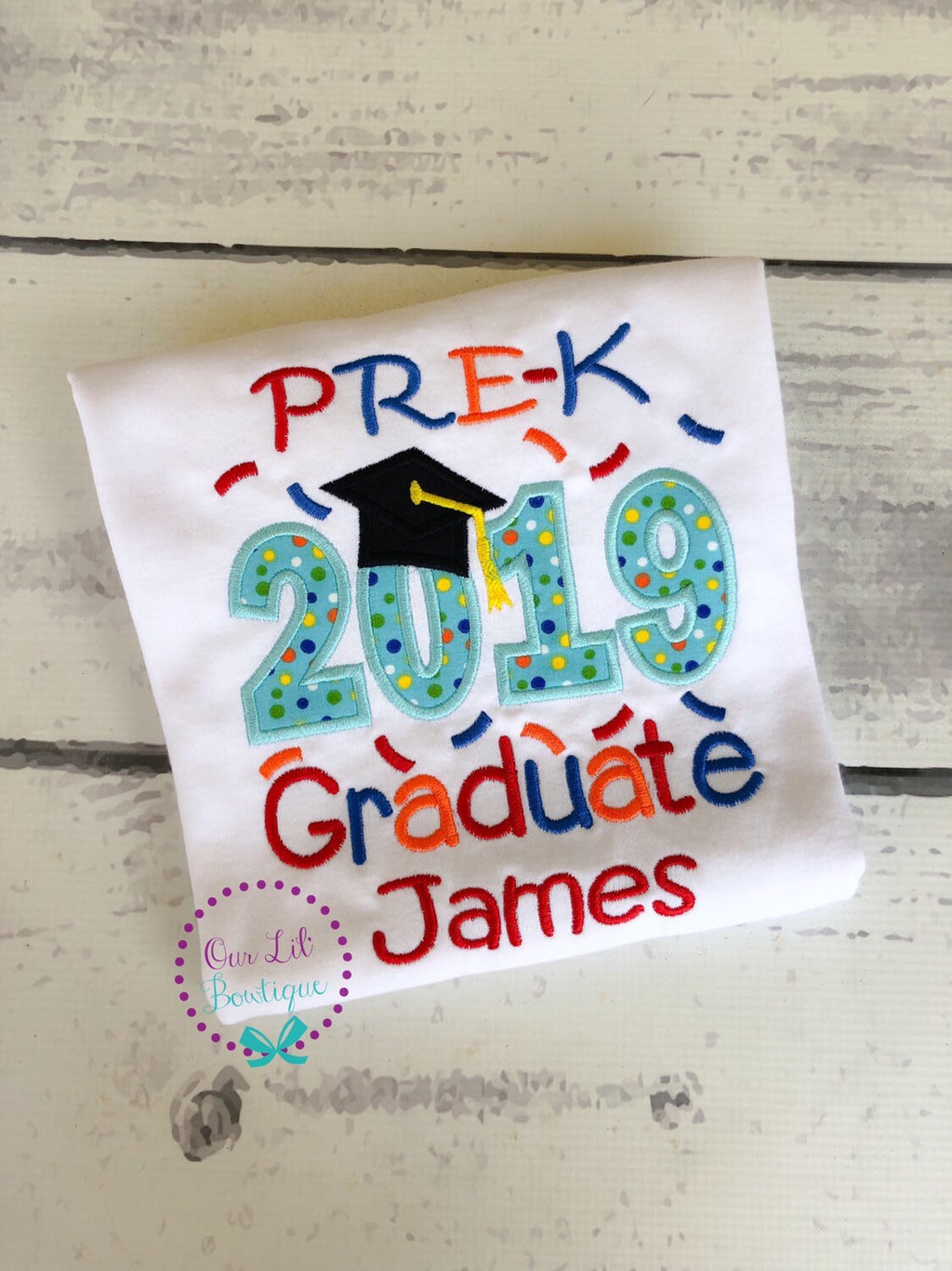 Graduation Shirt - Pre-K Graduation Shirt - Preschool Grad - Grad Shirt -Personalized Grad Shirt - Kindergarten Graduation - 2026 Grad - VPK