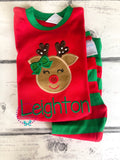 PRE-ORDER Reindeer Christmas Pajamas: Personalized Holiday PJs