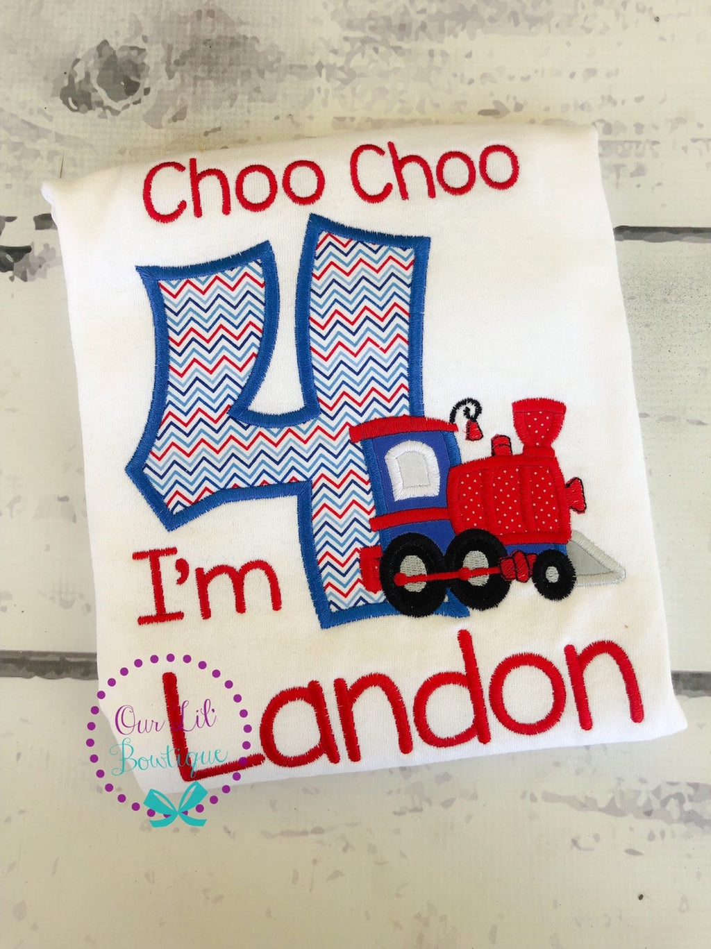 Choo Choo I'm 2 - Train Shirt - Train - Birthday - Boy Train Shirt - Personalized Train Shirt - Birthday Train - Boy Train Shirt