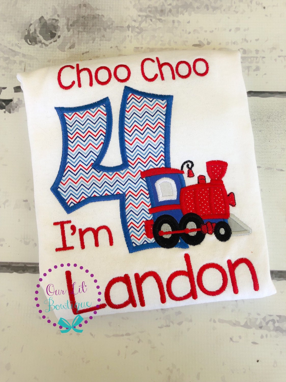 Choo Choo I'm 2 - Train Shirt - Train - Birthday - Boy Train Shirt - Personalized Train Shirt - Birthday Train - Boy Train Shirt
