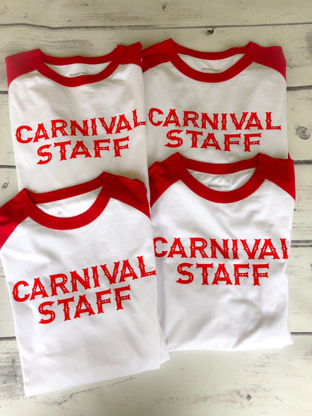 Personalized Carnival Staff Shirt - Circus Birthday Outfit