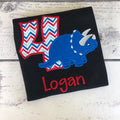 Dinosaur Birthday Shirt - Dinosaur Shirt - Personalized Birthday Shirt - Dinosaur Party - 3rd Birthday Shirt - Stegosaurus Shirt-Dinosaur