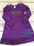 Personalized Christmas Dress - Christmas Tree Dress - Christmas Trees - Christmas Dress - Monogrammed Christmas Dress - Christmas - Girls
