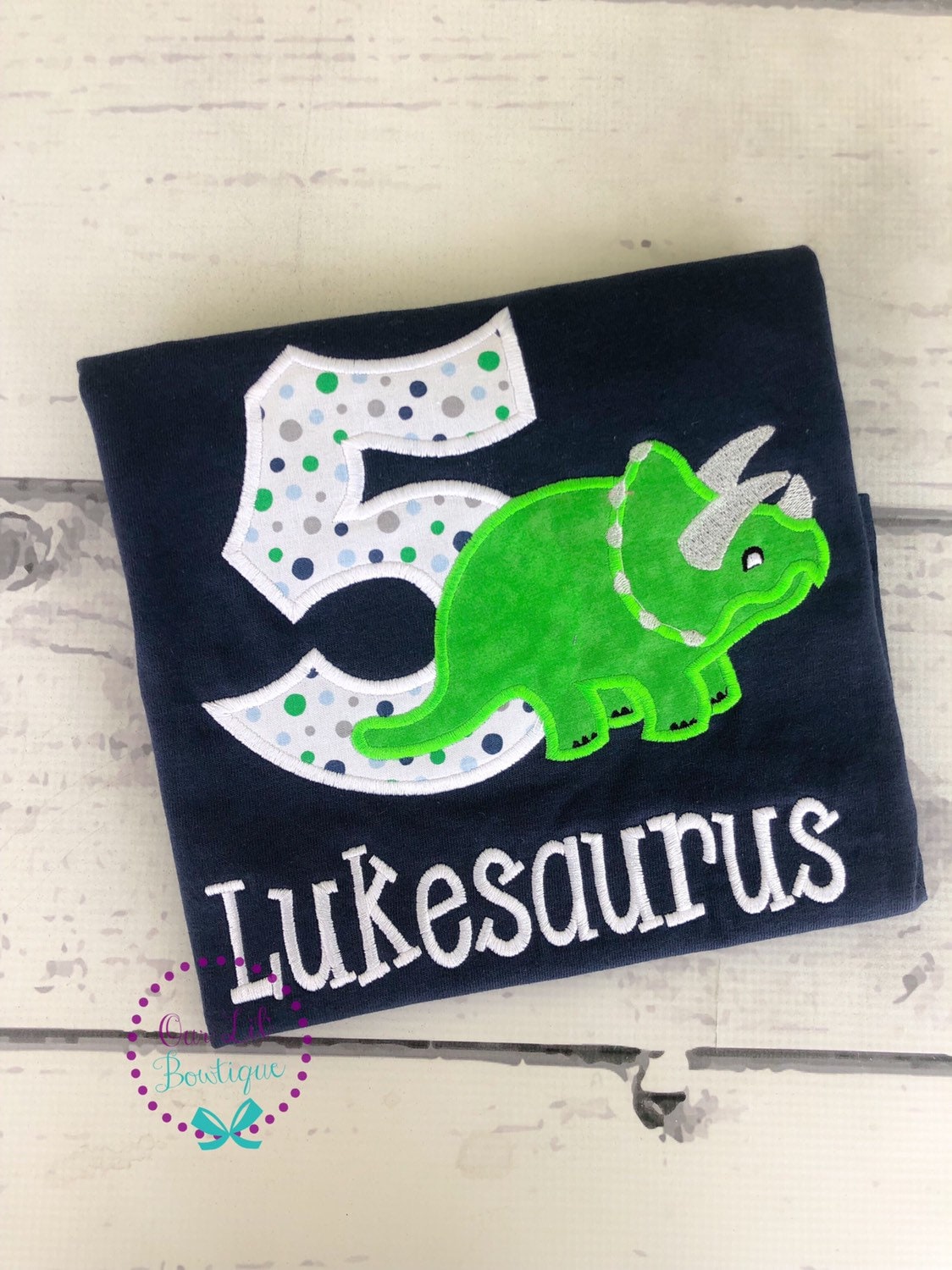 Dinosaur Birthday Shirt - Dinosaur Shirt - Personalized Birthday Shirt - Dinosaur Party - 3rd Birthday Shirt - Stegosaurus Shirt-Dinosaur