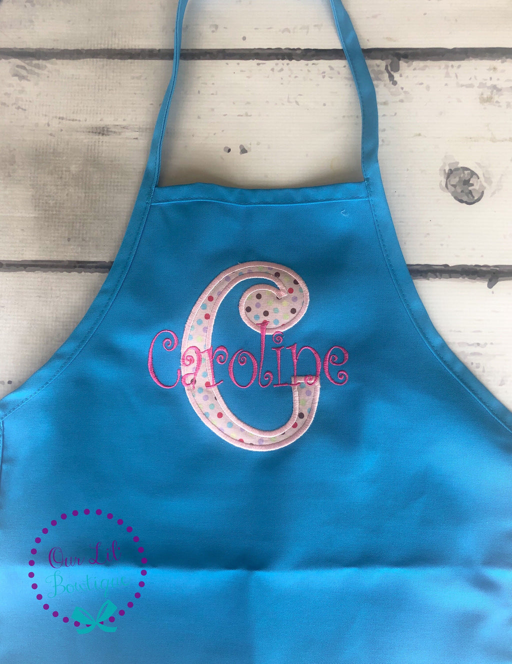 Personalized Kids Apron: Monogrammed Toddler Chef Apron