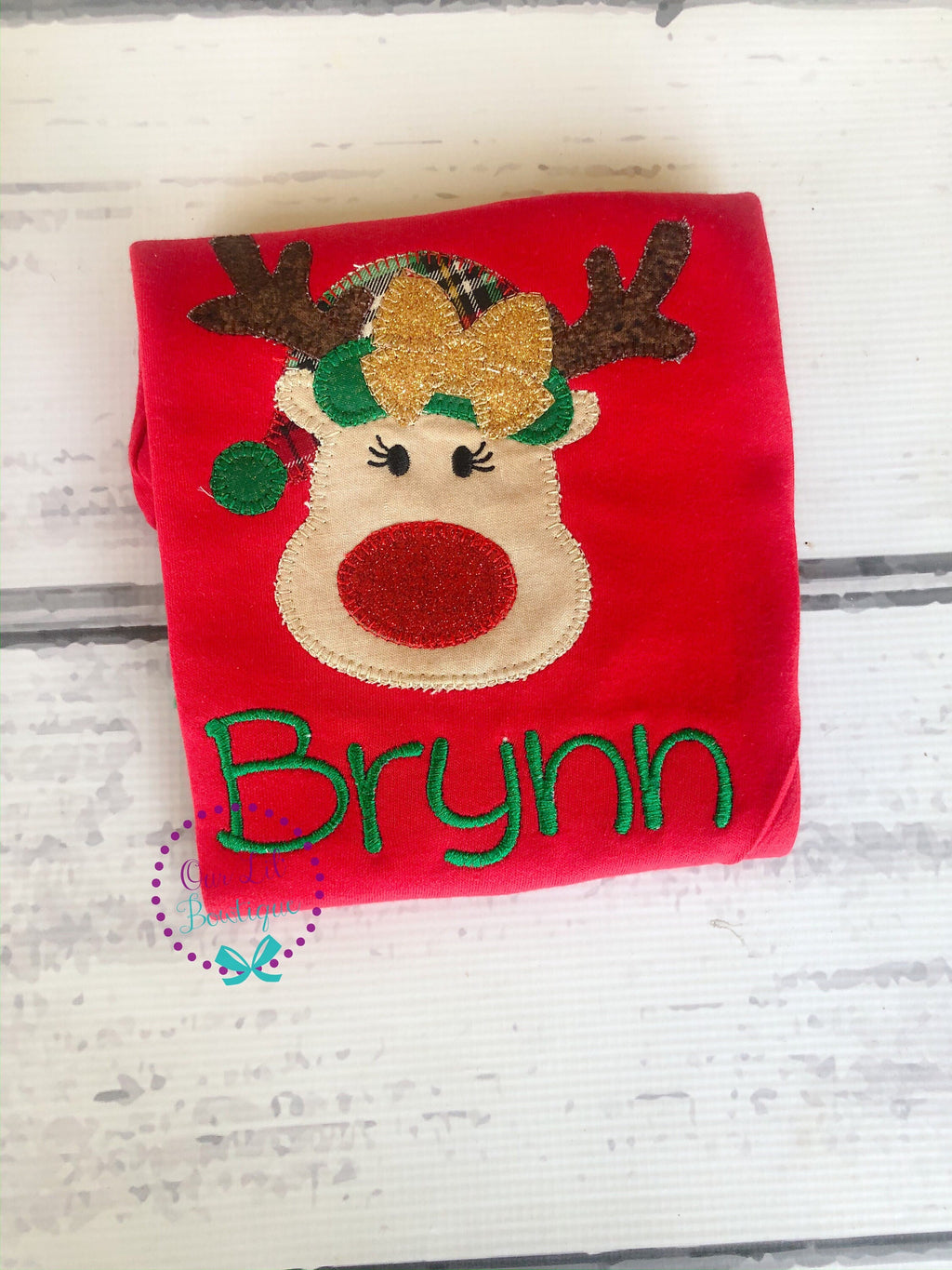 Reindeer Shirt - Kids Reindeer Shirt - Boy Reindeer Shirt - Girl Reindeer Shirt - Sibling Christmas Shirt - Christmas Shirts - Personalized