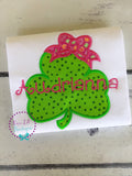 Personalized Shamrock Shirt: Embroidered St. Patrick's Day Bodysuit