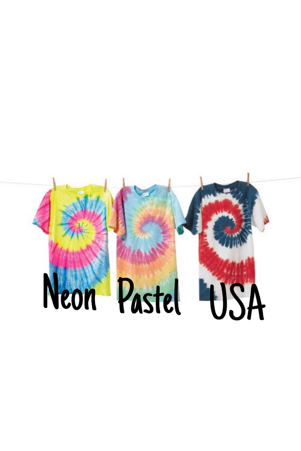 Tie Dye Monogram V-Neck Shirt: Personalized Cotton Tee