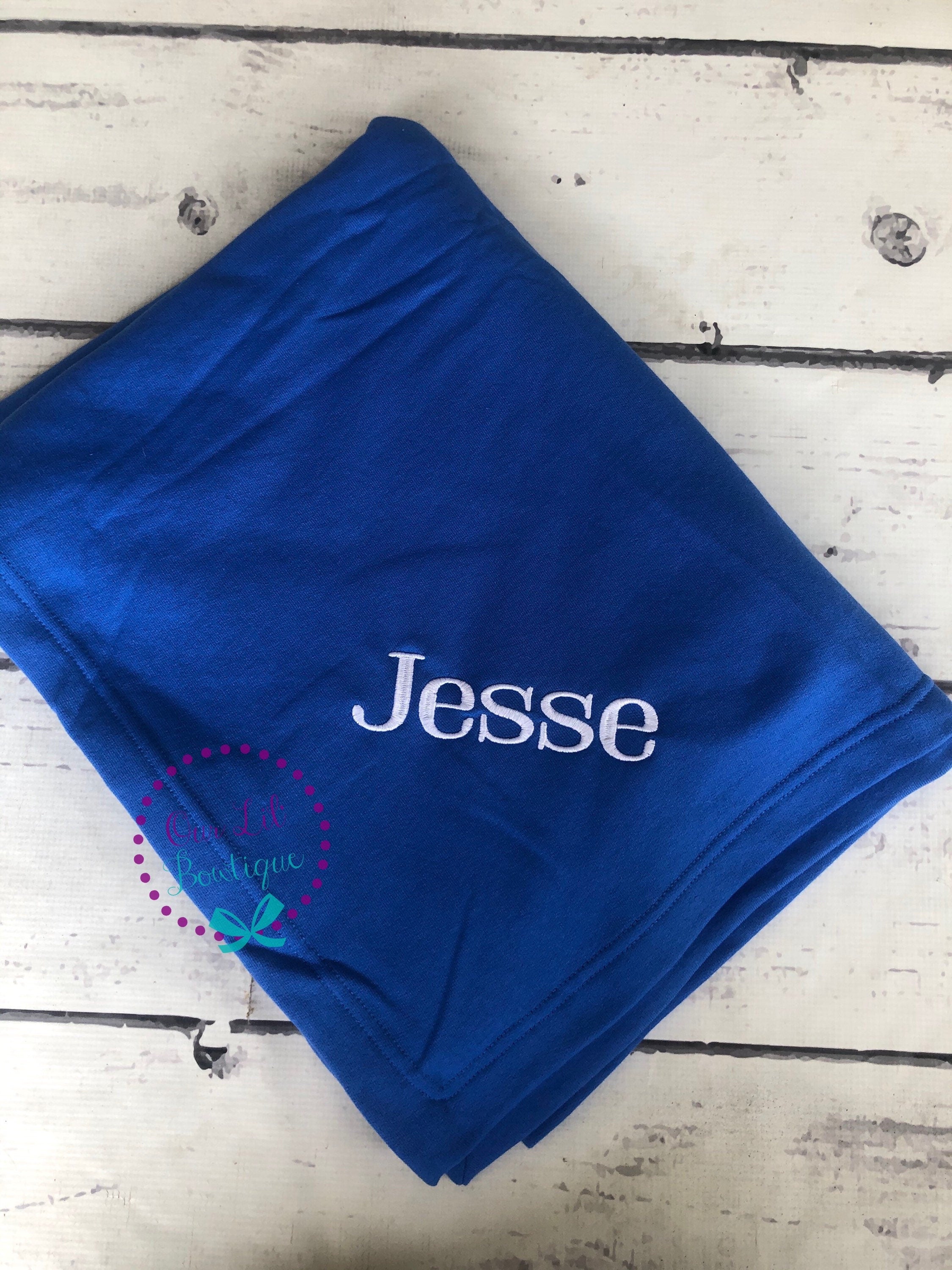 Personalized Graduation Blanket: Monogrammed Fleece Throw, Class of 2021