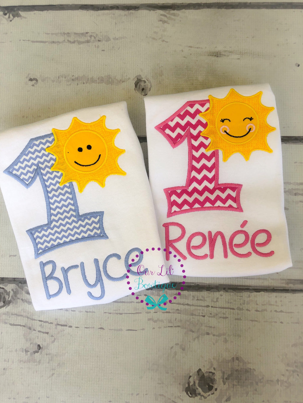 Sunshine 1st Birthday Shirt - Personalized First Birthday Outfit - One in the Sun