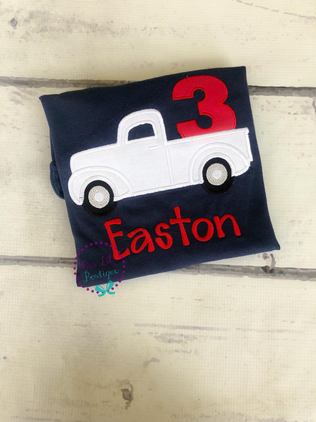 Truck Birthday Shirt: Boys First Birthday Party Outfit