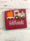Pumpkin Train Shirt: Personalized Thanksgiving Halloween Shirt