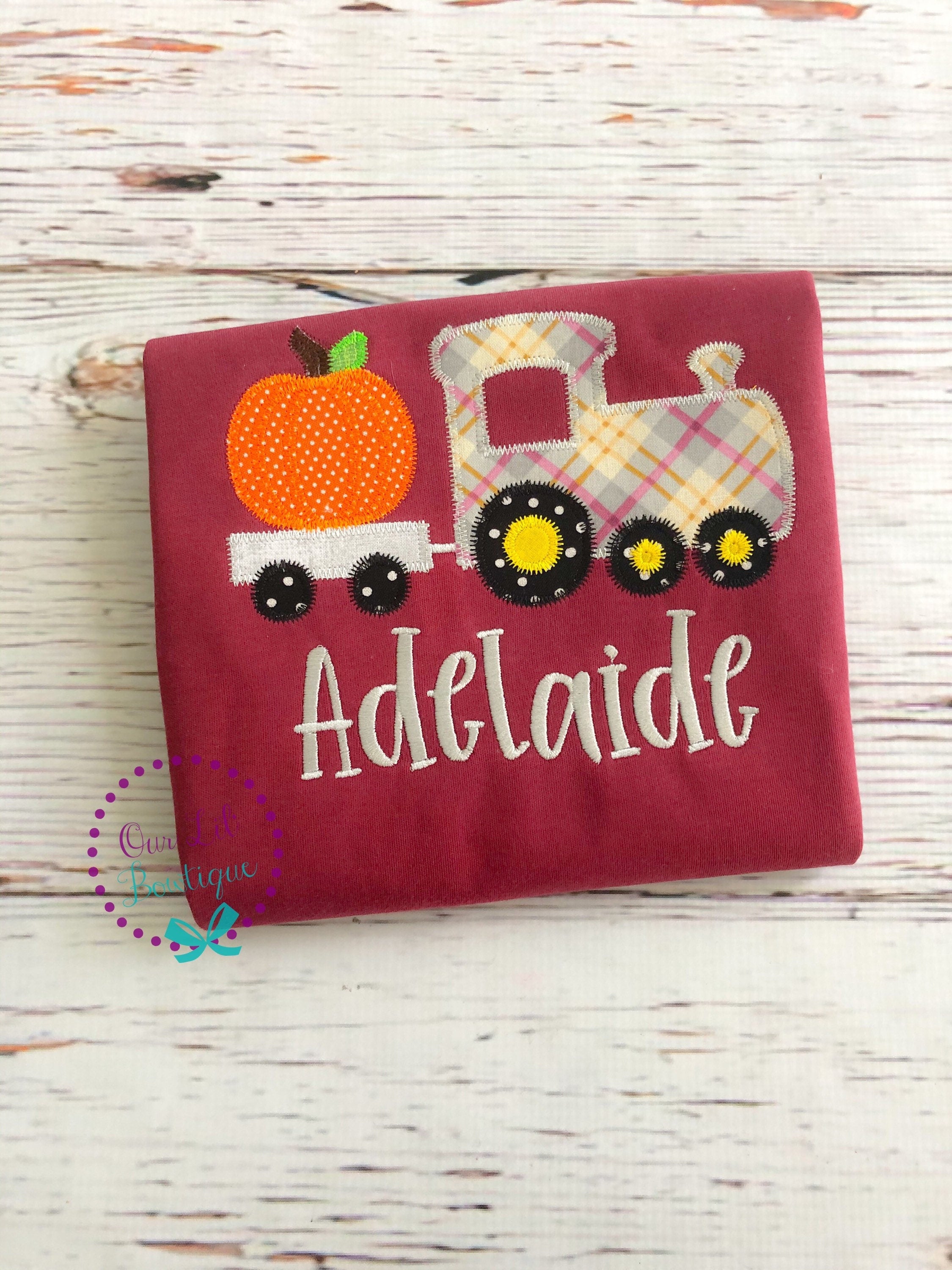 Pumpkin Train Shirt: Personalized Thanksgiving Halloween Shirt