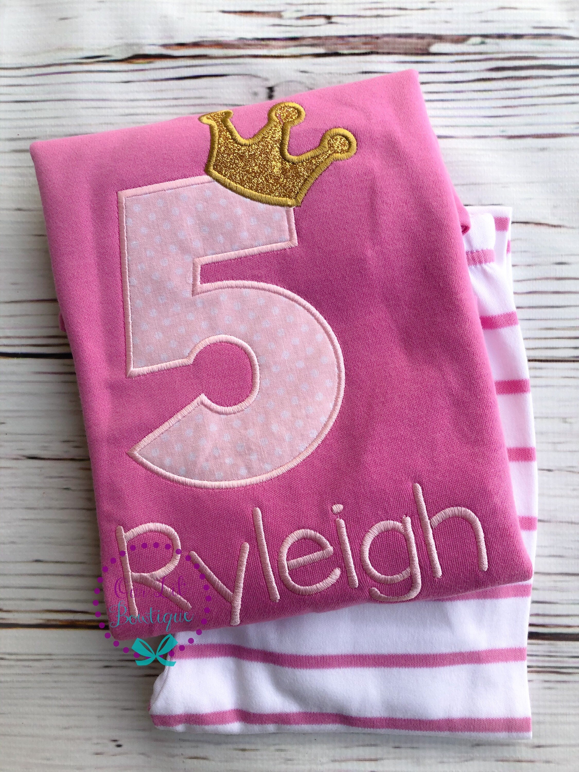 Crown Birthday Shirt - Princess Birthday Shirt - Personalized Shirt - Personalized Birthday - Crown Birthday Outfit - Princess Party