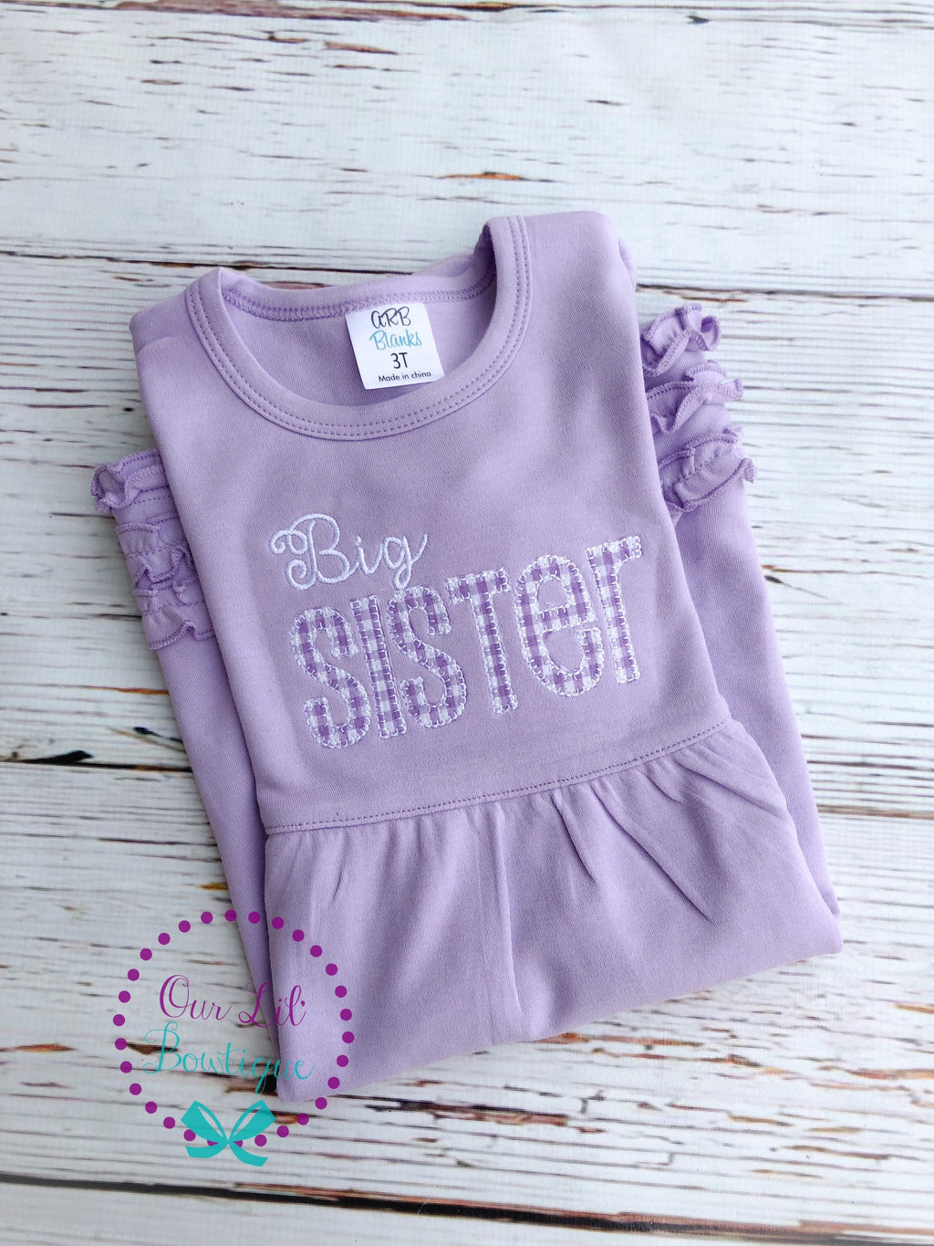 Big Sister Dress - Baby Announcement - Big Sister - Little Sister - Sibling Shirts - Pregnancy Announcement - Sister Shirt - Sister Dress
