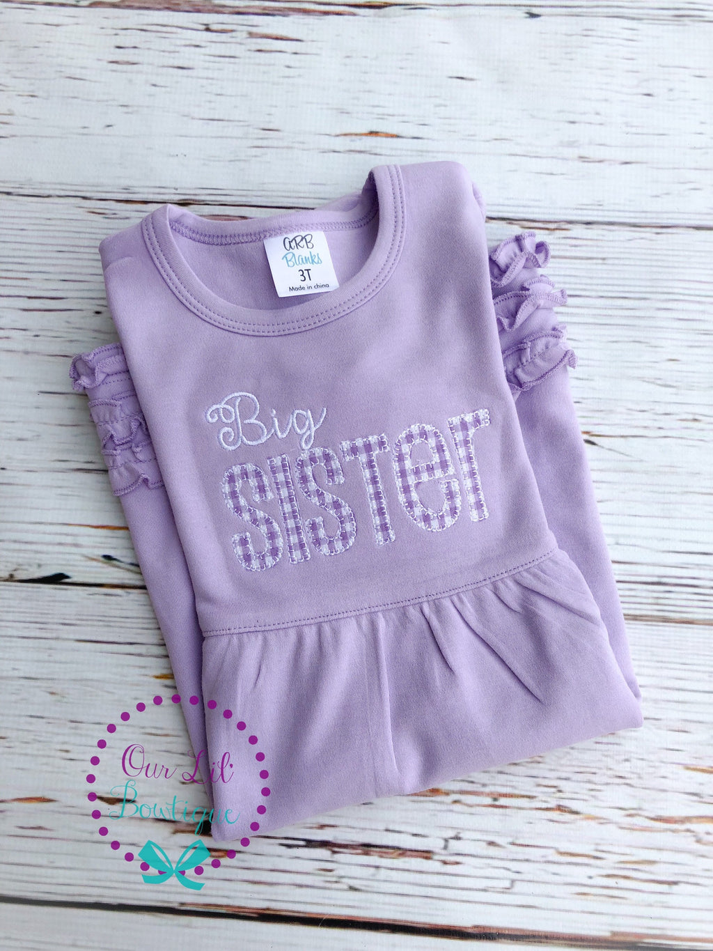 Big Sister Dress - Baby Announcement - Big Sister - Little Sister - Sibling Shirts - Pregnancy Announcement - Sister Shirt - Sister Dress