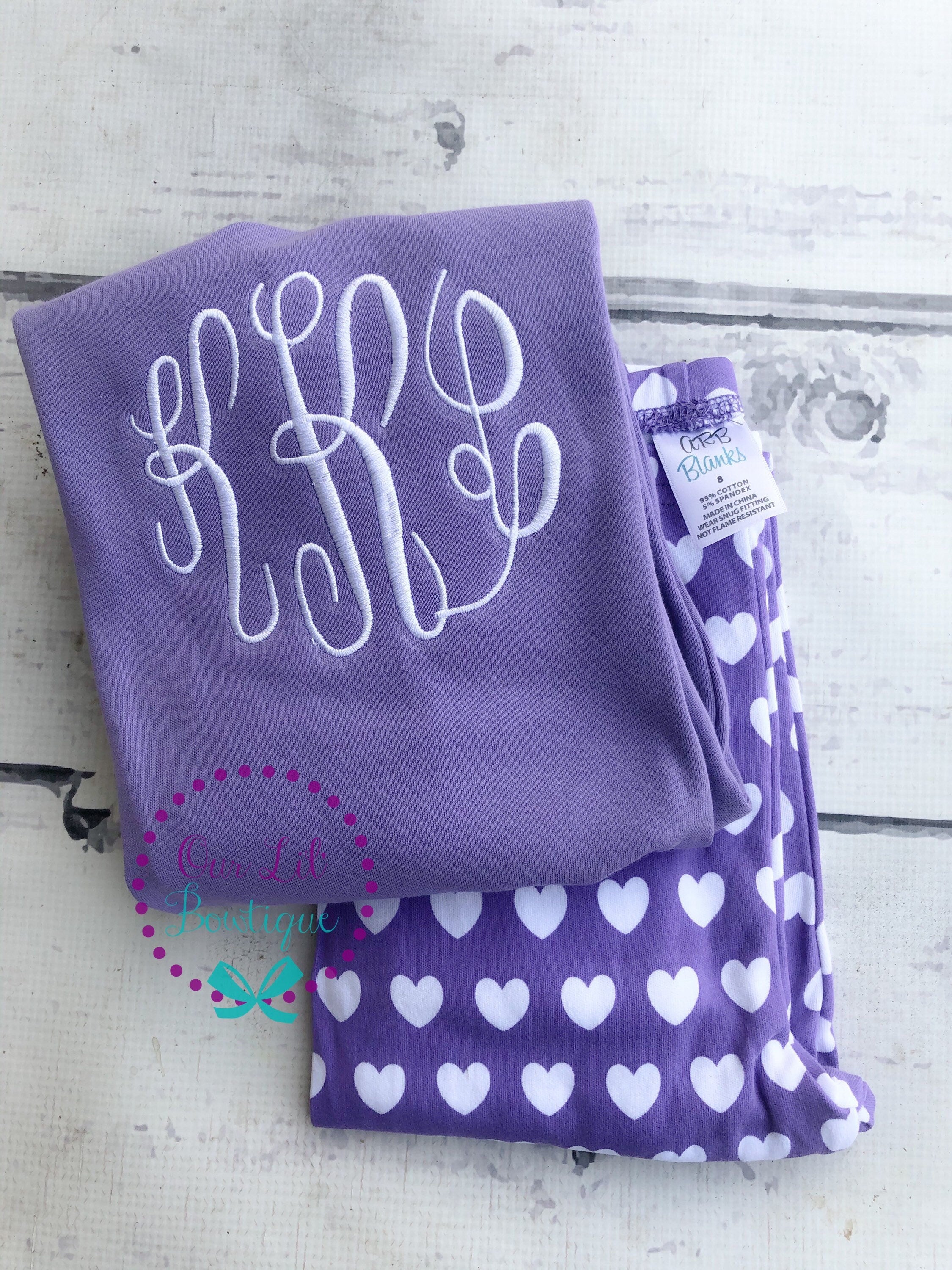 Valentine Pajamas - Valentine PJs- Pajamas- Personalized Valentine PJs - Monogrammed Valentine Pajamas -Matching Valentine Pajamas