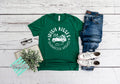 Womens St. Patrick's Day Shirt: Irish Kisses Shamrock Wishes Tee