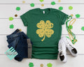 Gold Shamrock St. Patrick's Day Shirt - Women's Irish Tee