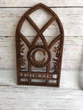 Personalized Wood Sign - Arch Window Monograms - Monogram Wood Sign - Window Arch Sign - Mantal Sign - Farmhouse Decor