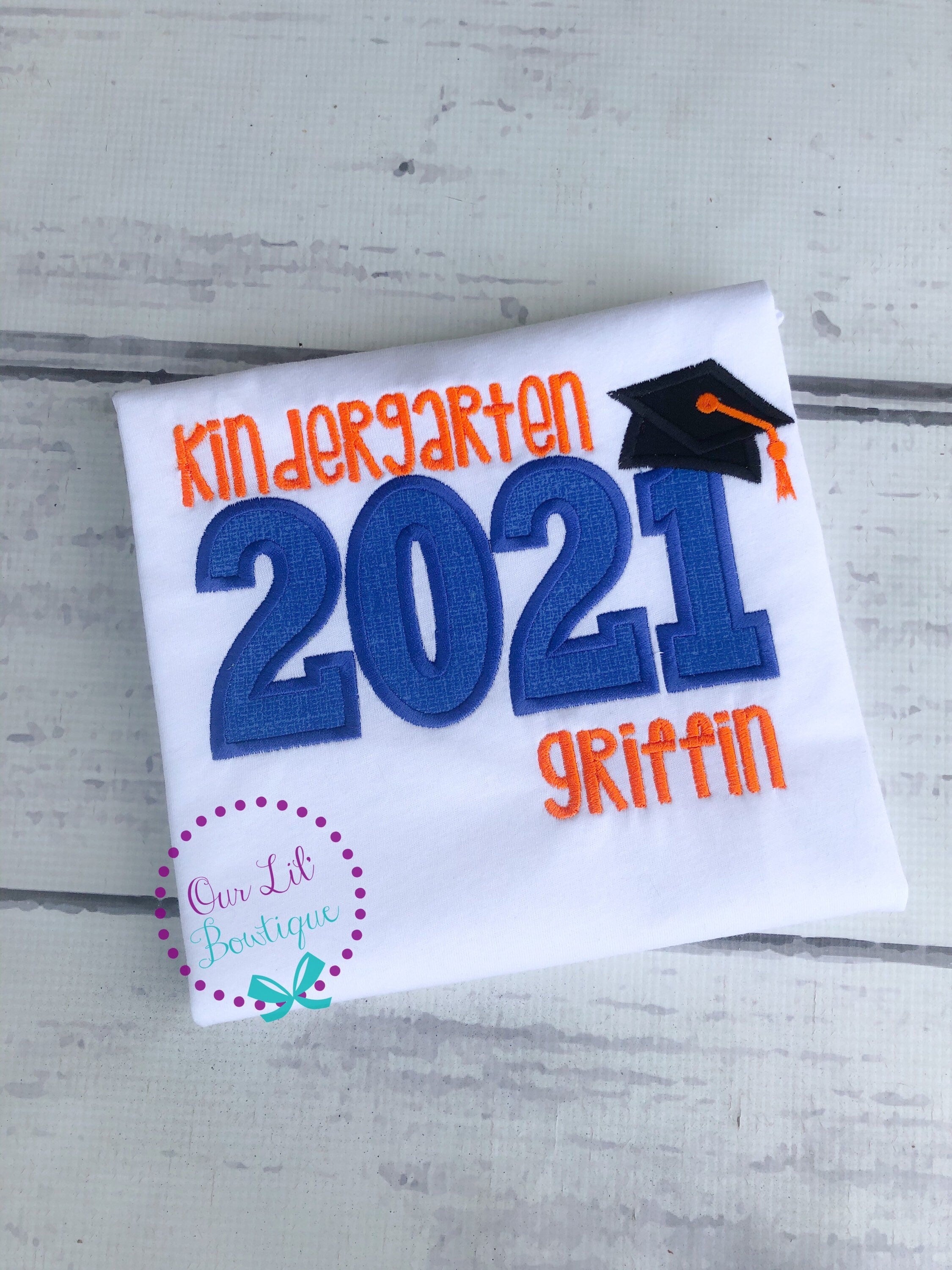 Personalized Graduation Shirt: Embroidered Bodysuit or Tee - 2026 Grad