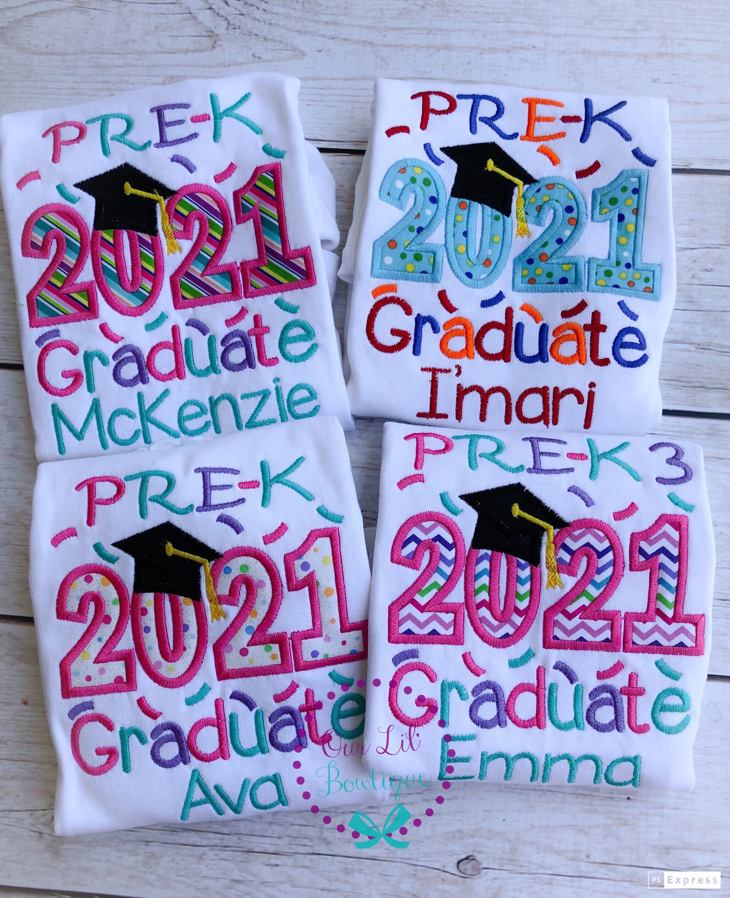 Graduation Shirt - Pre-K Graduation Shirt - Preschool Grad - Grad Shirt -Personalized Grad Shirt - Kindergarten Graduation - 2026 Grad - VPK