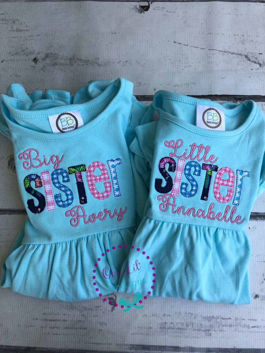 Big Sister Dress - Baby Announcement - Big Sister - Little Sister - Sibling Shirts - Pregnancy Announcement - Sister Shirt - Sister Dress