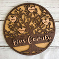 Mother's Day Personalized Family Tree - Mothers Day Family Sign -Mothers Day Gift - Family Tree Gift - Grandparent Gift - Engraved