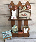 Easter Tiered Tray Decor - Easter Bunny Trail - Carrot Patch - Bunny Kisses - Farmhouse Easter Tiered Tray Set - Easter Themed Tiered Tray