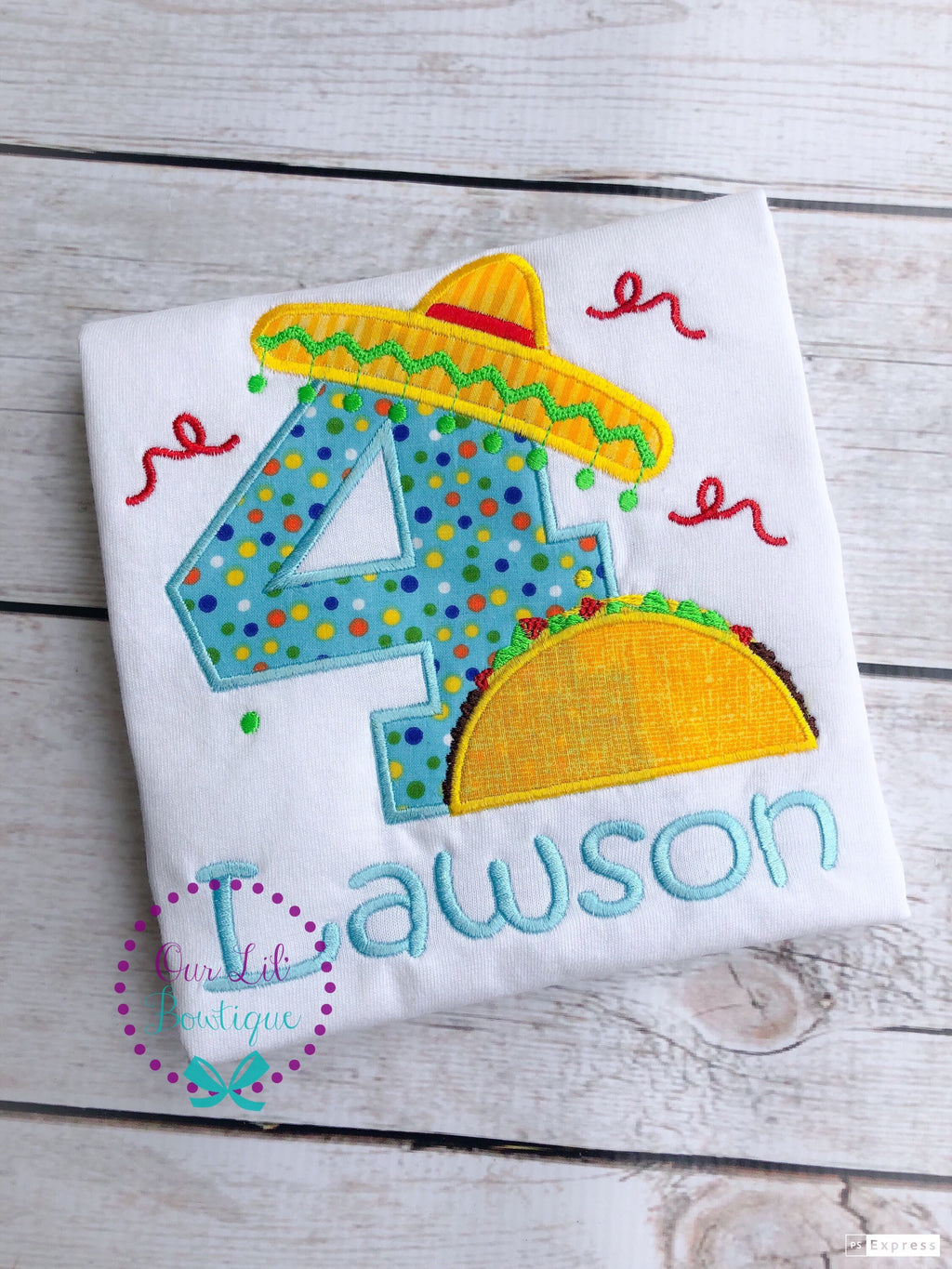 Taco Birthday Shirt: Fiesta Party Outfit