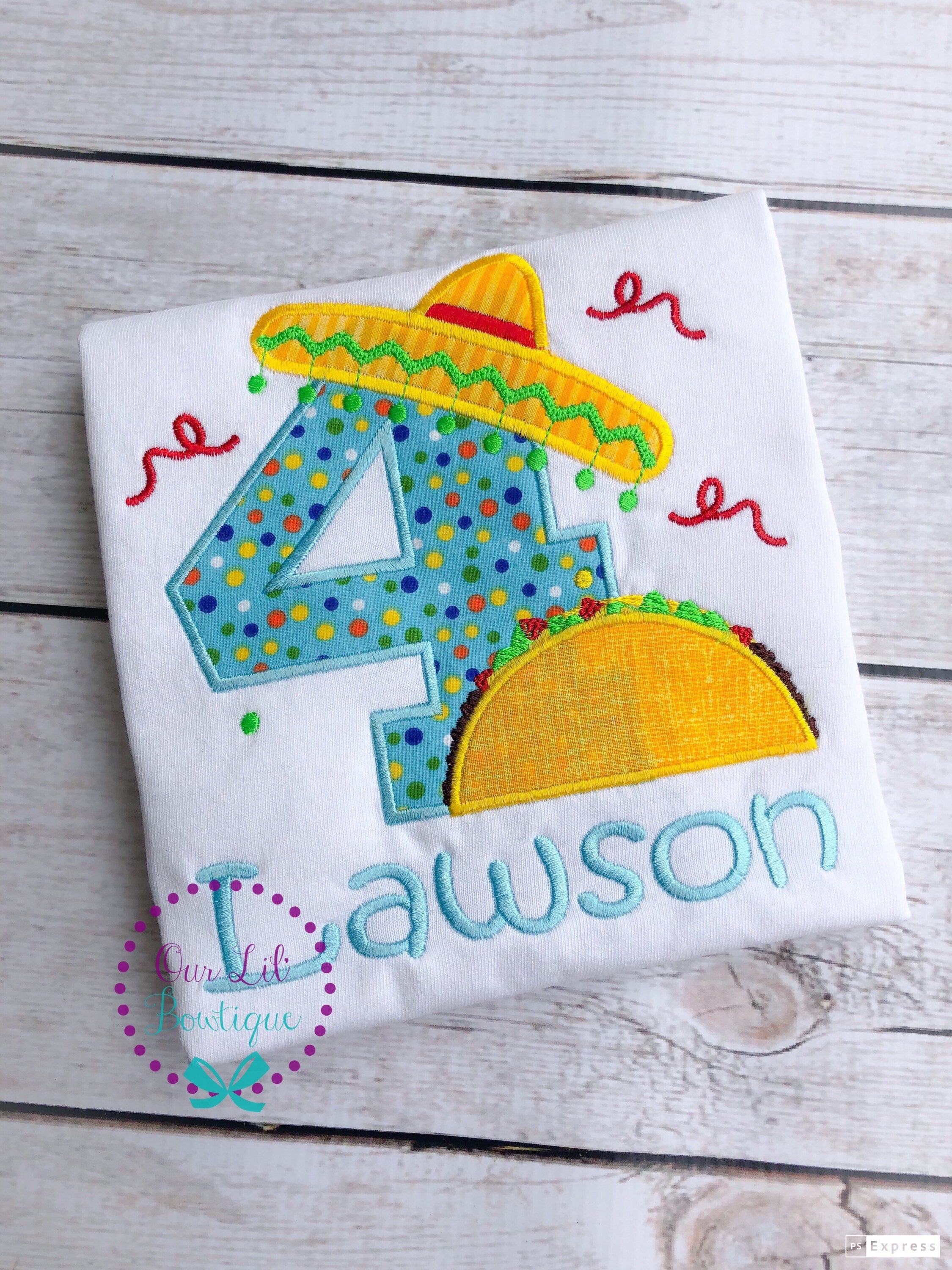Taco Birthday Shirt: Fiesta Party Outfit
