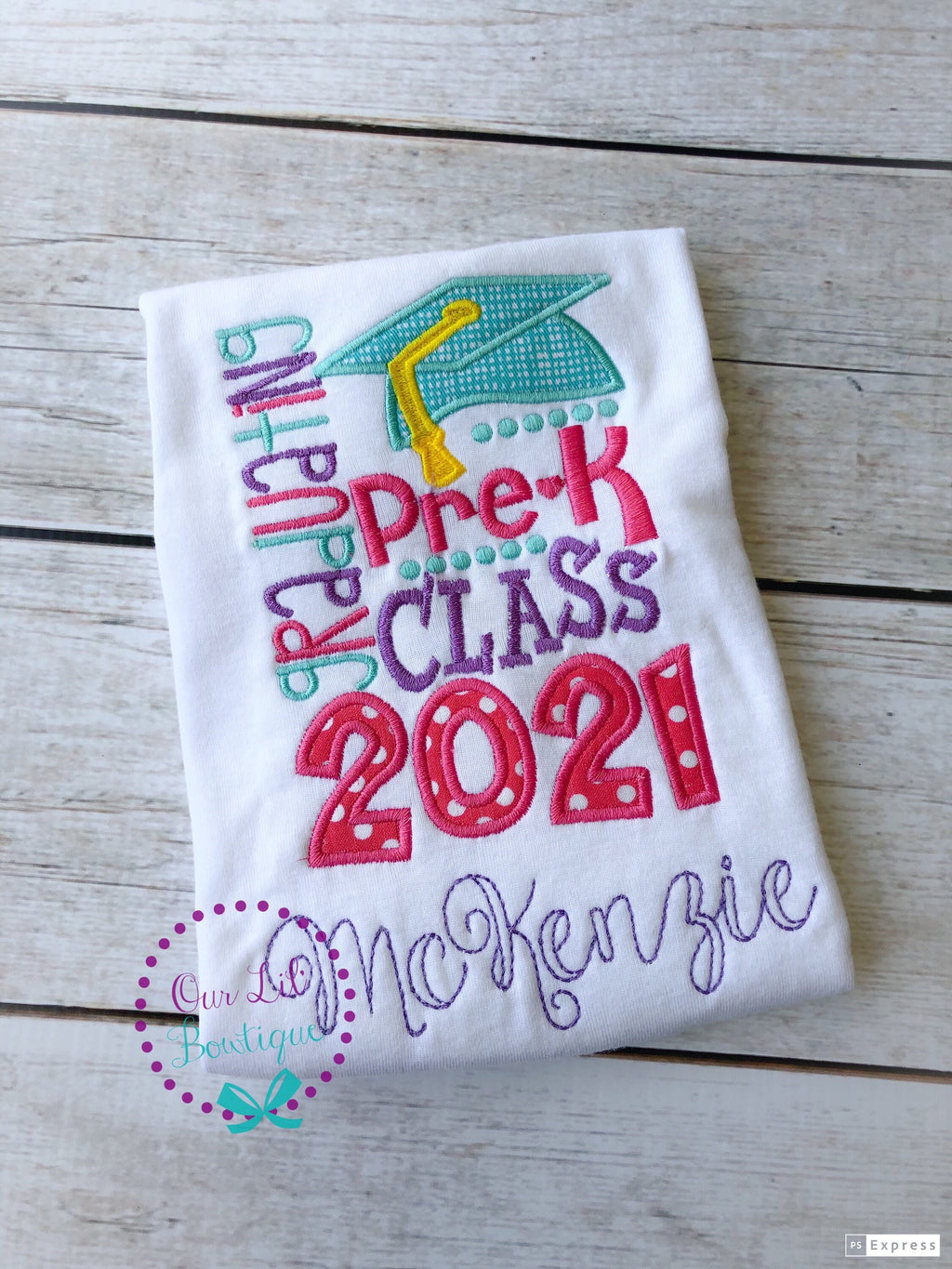 Graduation Shirt - Pre-K Graduation Shirt - Preschool Grad - Grad Shirt -Personalized Grad Shirt - Kindergarten Graduation - 2026 Grad