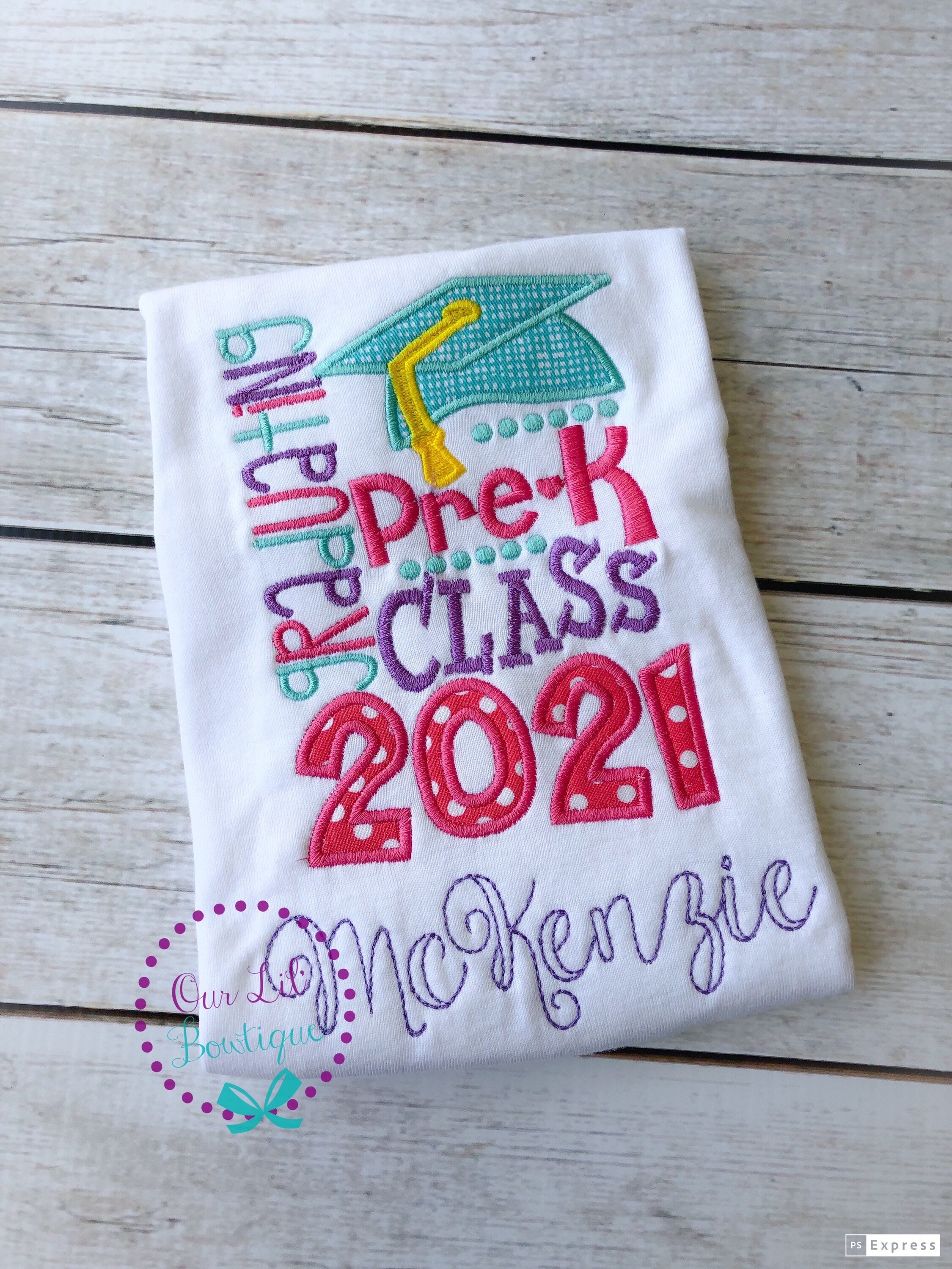 Graduation Shirt - Pre-K Graduation Shirt - Preschool Grad - Grad Shirt -Personalized Grad Shirt - Kindergarten Graduation - 2026 Grad