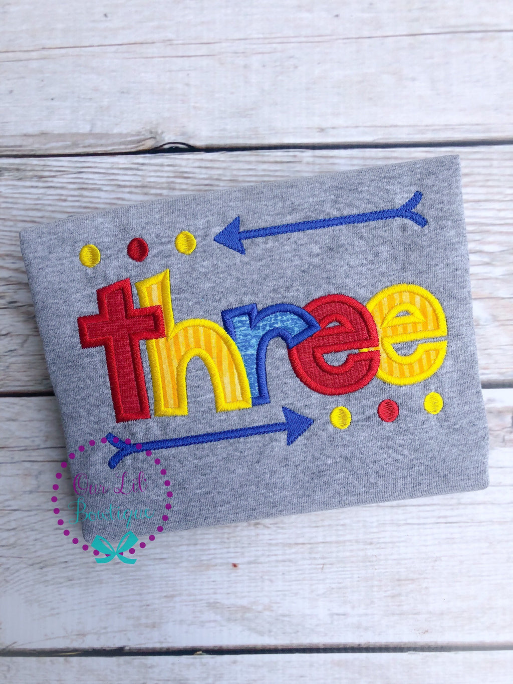 Personalized Boys Birthday Shirt: Arrow Design, Custom Age